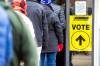 MIKAELA MACKENZIE / FREE PRESS
                                People wait in line to vote at the The Norbert Glenlee/ Walter Jennings advance polling station in south Winnipeg on Friday. Queues were the norm across the country as a record 7.3 million Canadians voted ahead of the April 28 federal election. Advance voting, which took place over the long weekend, was up 26 per cent (more than 1.5 million voters) over the 2021 election.