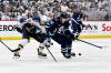 FRED GREENSLADE / THE CANADIAN PRESS
                                Winnipeg Jets&rsquo; Morgan Barron (right) battles for the puck with St. Louis Blues&rsquo; Radek Faksa during Game 2 of first-round playoff action at Canada Life Centre on Monday.
