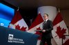 Governor of the Bank of Canada Tiff Macklem arrives for a news conference on the Bank's interest rate announcement and the quarterly Monetary Policy Report (MPR), in Ottawa, on Wednesday, April 16, 2025. THE CANADIAN PRESS/Justin Tang