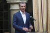 California Gov. Gavin Newsom makes an announcement at a news conference at Chateau Marmont in Los Angeles on March 26, 2025. THE CANADIAN PRESS/AP, Damian Dovarganes