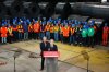 Liberal Leader Mark Carney makes an announcement during a tour of Algoma Steel in Sault Ste. Marie, Ontario on Friday, April 25, 2025. THE CANADIAN PRESS/Sean Kilpatrick