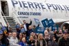 Conservative Leader Pierre Poilievre arrives in Terrace, B.C., during a campaign stop on Sunday, April 6, 2025. THE CANADIAN PRESS/Aaron Whitfield