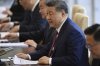 Chinese President Xi Jinping speaks during a bilateral meeting with Spanish Prime Minister Pedro Sanchez, unseen, at Diaoyutai Guest House in Beijing, China, Friday, April 11, 2025. (Andres Martinez Casares/Pool Photo via AP)