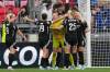 Thibault Camus / THE ASSOCIATED PRESS FILES
                                Arsenal goalkeeper Daphne van Domselaar (centre) celebrates with teammates after the Gunners won the women&rsquo;s Champions League semifinals second leg 4-1 against OL Lyonnes in April.