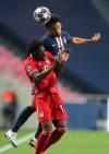 Miguel A. Lopes / THE ASSOCIATED PRESS FILES
                                Marquinhos (right) challenges for the ball in Paris Saint-Germain&rsquo;s last Champions League Final appearance. PSG&rsquo;s captain said he knew it would take time for the team to rebuild after the 2020 loss to Bayern Munich.