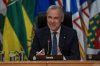 Prime Minister Mark Carney during the First Minister’s Meeting in Saskatoon on Monday, June 2, 2025. THE CANADIAN PRESS/Liam Richards