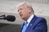 U.S. President Donald Trump speaks during the 157th National Memorial Day Observance at Arlington National Cemetery, Monday in Arlington, Va. (AP Photo/Jacquelyn Martin)