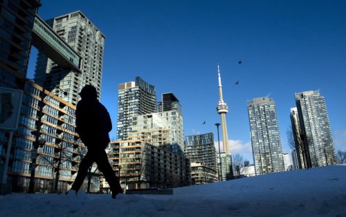 Condo towers dot the Toronto skyline Jan. 28, 2021. THE CANADIAN PRESS/Frank Gunn