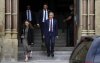 Prime Minister Mark Carney leaves the West Block of Parliament Hill in Ottawa on Thursday, June 5, 2025. THE CANADIAN PRESS/Sean Kilpatrick