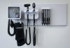 Medical tools are pictured in an exam room at a health clinic in Calgary on July 14, 2023. THE CANADIAN PRESS/Jeff McIntosh