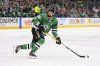 Dallas Stars' Jamie Benn (14) skates to the puck in the first period in Game 7 of a first-round NHL hockey playoff series againts the Colorado Avalanche Saturday, May 3, 2025, in Dallas. (AP Photo/Julio Cortez)