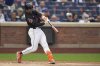 New York Mets' Francisco Lindor hits a home run during the first inning of a baseball game against the Colorado Rockies Friday, May 30, 2025, in New York. (AP Photo/Frank Franklin II)