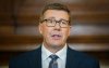 Saskatchewan Party Leader Scott Moe speaks to the media during a scrum after a televised leaders' debate in Regina, on Wednesday, October 16, 2024. THE CANADIAN PRESS/Heywood Yu