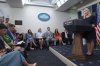 White House press secretary Karoline Leavitt speaks during a briefing at the White House, Tuesday, June 3, 2025, in Washington. (AP Photo/Evan Vucci)
