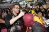 Actor Ryan Reynolds signs autograph during a red carpet event to promote his movie 