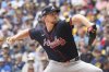Atlanta Braves pitcher Spencer Schwellenbach (56) throws during the first inning of a baseball game against the Milwaukee Brewers, Wednesday, June 11, 2025, in Milwaukee. (AP Photo/Kayla Wolf)