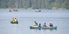 Brandon Sun 05082021

People fish from canoes on Clear Lake in Riding Mountain National Park on a hot and smoky Friday.  (Tim Smith/The Brandon Sun)