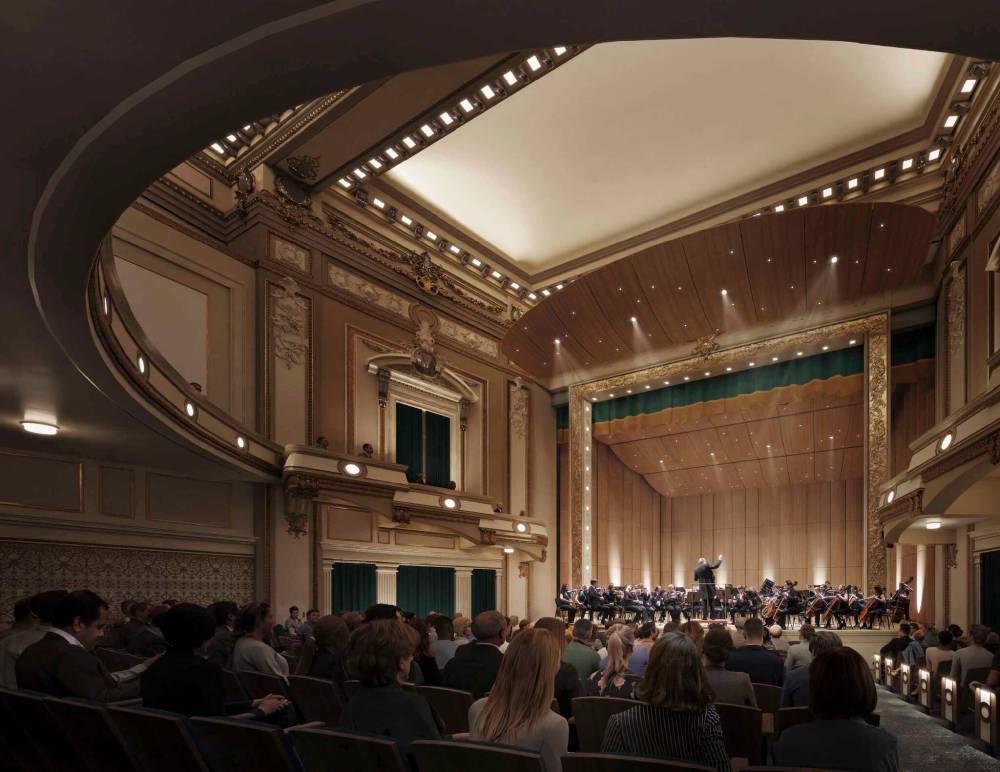 NUMBER TEN ARCHITECTURAL GROUP
                                The concert hall would be fully retrofitted.