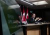 Commissioner of the Environment and Sustainable Development Jerry V. DeMarco holds a news conference at the National Press Theatre on Tuesday, April 30, 2024. THE CANADIAN PRESS/Sean Kilpatrick
