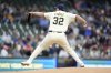 Milwaukee Brewers' Aaron Civale pitches during the first inning of a baseball game against the Atlanta Braves, Monday, June 9, 2025, in Milwaukee. (AP Photo/Aaron Gash)