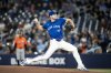 Blue Jays right-hander Max Scherzer (31) pitches the ball during a Major League Baseball game against the Baltimore Orioles in Toronto on Saturday, March 29, 2025. THE CANADIAN PRESS/Christopher Katsarov