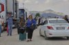 Iranians arrive to cross into Iran at Gurbulak Bazargan border post, in Gurbulak, Turkey, Monday, June 16, 2025. (AP Photo/Kadir Cesur)