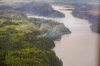 Trees burned by wildfires in northern Manitoba are shown during a helicopter tour in the surrounding area of Flin Flon, Man. on Thursday, June 12, 2025. THE CANADIAN PRESS/Mike Deal-Pool