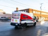 A Canada Post truck leaves a distribution centre in Montreal on Tuesday, Dec. 17, 2024. THE CANADIAN PRESS/Christinne Muschi