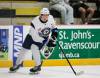 JOHN WOODS / FREE PRESS
                                Winnipeg Jets third round daft pick (82nd overall) in the 2023 NHL Draft, Zach Nehring, takes part in the team&rsquo;s prospect development camp at Hockey For All Centre, Tuesday.