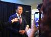 RUTH BONNEVILLE / FREE PRESS
                                &ldquo;Our minister has apologized and is putting in the work with the community so it&rsquo;s with the greatest of humility that I want to ask folks in the deaf community to keep working with her,&rdquo; Premier Wab Kinew said today.