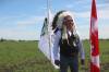 NICOLE BUFFIE / FREE PRESS
                                Brokenhead Ojibway Nation Chief Gordon Bluesky on the East St. Paul farm field recently designated as reserve land.