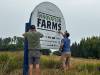 SUPPLIED
                                Workers install a sign at Innovation Farms&rsquo;s newest expansion in MacGregor, Man. The expansion covers J.P. Wiebe Ltd., a potato farm.