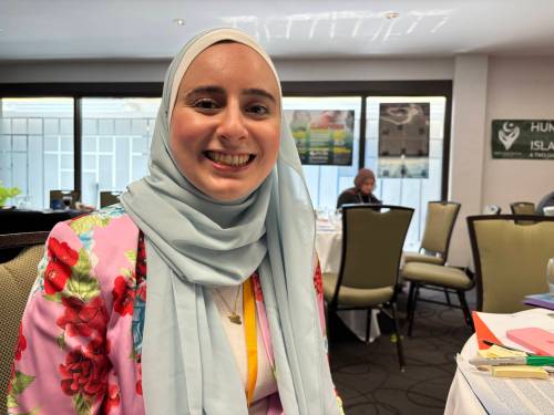 JOHN LONGHURST / FREE PRESS
                                Lila Mansour, who travelled from Ontario to attend the conference, says mental health is &ldquo;a very serious issue for Muslim youth now.&rdquo;