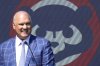 FILE - Former Chicago Cubs player Ryne Sandberg speaks before the team unveils a statue of him before a baseball game against the New York Mets in Chicago, Sunday, June 23, 2024. (AP Photo/Nam Y. Huh,File)