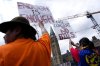 People rally against Bill C-5 on Parliament Hill in Ottawa on Tuesday, June 17, 2025. THE CANADIAN PRESS/Justin Tang