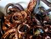 Scrap copper wire sold to Robert Fer et Métaux for recycling in Shawinigan, Que., is seen on Wednesday, July 16, 2025. THE CANADIAN PRESS/Christopher Katsarov