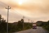 Forest fires have closed roads and caused mandatory evacuations from several Avalon Peninsula communities along Conception Bay North N.L., Tuesday, Aug. 5, 2025. THE CANADIAN PRESS/Paul Daly
