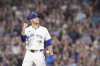 Blue Jays pitcher Jeff Hoffman (23) reacts after Jo Adell lined out to seal a 3-2 win and series sweep over the Los Angeles Angels in MLB baseball action in Toronto, Sunday, July 6, 2025. THE CANADIAN PRESS/Chris Young