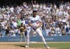 Los Angeles Dodgers pitcher Alex Vesia celebrates after striking out San Diego Padres' Manny Machado for the last out of the baseball game Sunday, Aug. 17, 2025, in Los Angeles. (AP Photo/Kevork Djansezian)