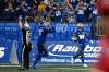FRED GREENSLADE / THE CANADIAN PRESS
                                Winnipeg Blue Bombers&rsquo; Trey Vaval (23) celebrates his punt return for a touchdown against the Toronto Argonauts with Willie Jefferson (5) during first half CFL action in Winnipeg, Friday, Aug. 1, 2025.