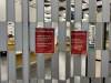 A closure notice at the Millennium Library on Aug. 7 (Ruth Bonneville / Free Press)