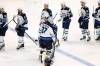 Winnipeg Jets&rsquo; Connor Hellebuyck (37) and Mark Scheifele (55) join the hand shake line after their loss in overtime to the Dallas Stars in Game 6 of a second-round NHL hockey playoff series in Dallas, Saturday, May 17, 2025. (AP Photo/Gareth Patterson)