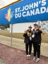 Supplied
                                Kirsten Giesbrecht (left) and Mya Richard of Team Manitoba&rsquo;s female baseball team. It&rsquo;s &lsquo;awesome&rsquo; to play on a female baseball team says Richard, who hails from Elie.