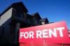 A for rent sign is displayed on a house in Ottawa on Friday, Oct. 14, 2022. A new report says Canada&rsquo;s average asking rent reached a new record in July. THE CANADIAN PRESS/Sean Kilpatrick