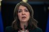 Alberta Premier Danielle Smith speaks at a press conference in Edmonton on Oct. 31, 2024.THE CANADIAN PRESS/Jason Franson