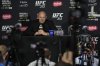 FILE - Dana White, CEO of the Ultimate Fighting Championship, speaks during a news conference following the UFC 313 mixed martial arts event Saturday, March 8, 2025, in Las Vegas. (AP Photo/John Locher, File)