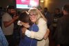 26082025
Manitoba Progressive Conservative candidate Colleen Robbins celebrates with supporters at the Woodfire Deli in Souris on Tuesday evening after being declared the winner in the Spruce Woods byelection.  (Tim Smith/The Brandon Sun)