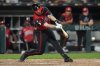 Chicago White Sox's Curtis Mead (29) hits a two-run single during the sixth inning of a baseball game against the Cleveland Guardians, Friday, Aug. 8, 2025, in Chicago. (AP Photo/Erin Hooley)