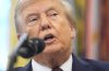 President Donald Trump speaks during an event about the relocation of U.S. Space Command headquarters from Colorado to Alabama in the Oval Office of the White House, Tuesday, Sept. 2, 2025, in Washington. (AP Photo/Mark Schiefelbein)