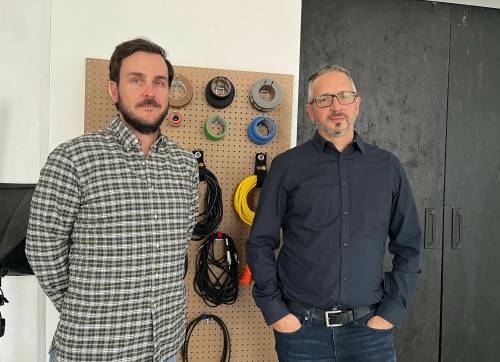 GABRIELLE PICHE / FREE PRESS
                                Anthony Kowalczyk (left) and Jason Hachkowski are two of six partners launching Plain Language, a Manitoba-based media buying and management agency.